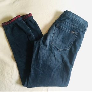 Eddie Bauer Flannel Lined Jeans